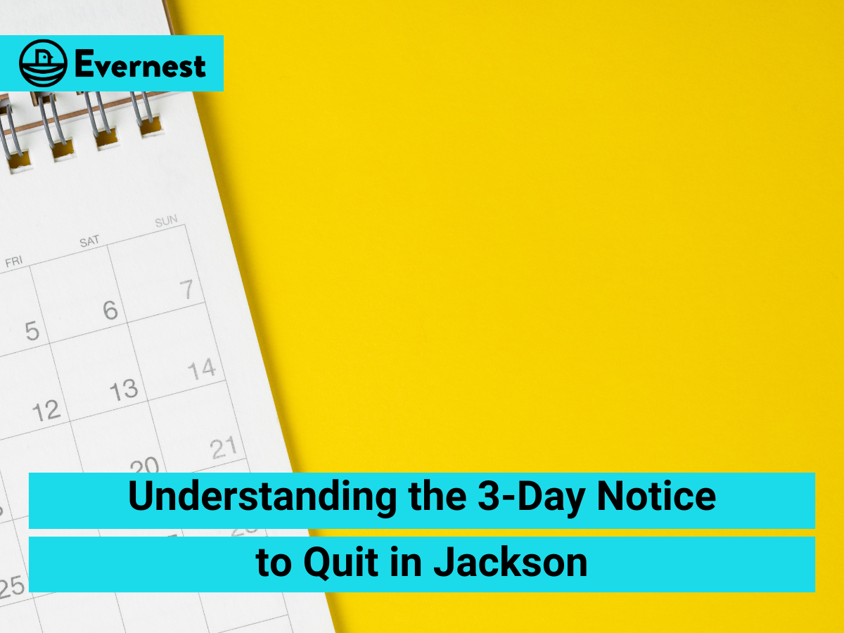 3-Day Notice to Quit in Jackson